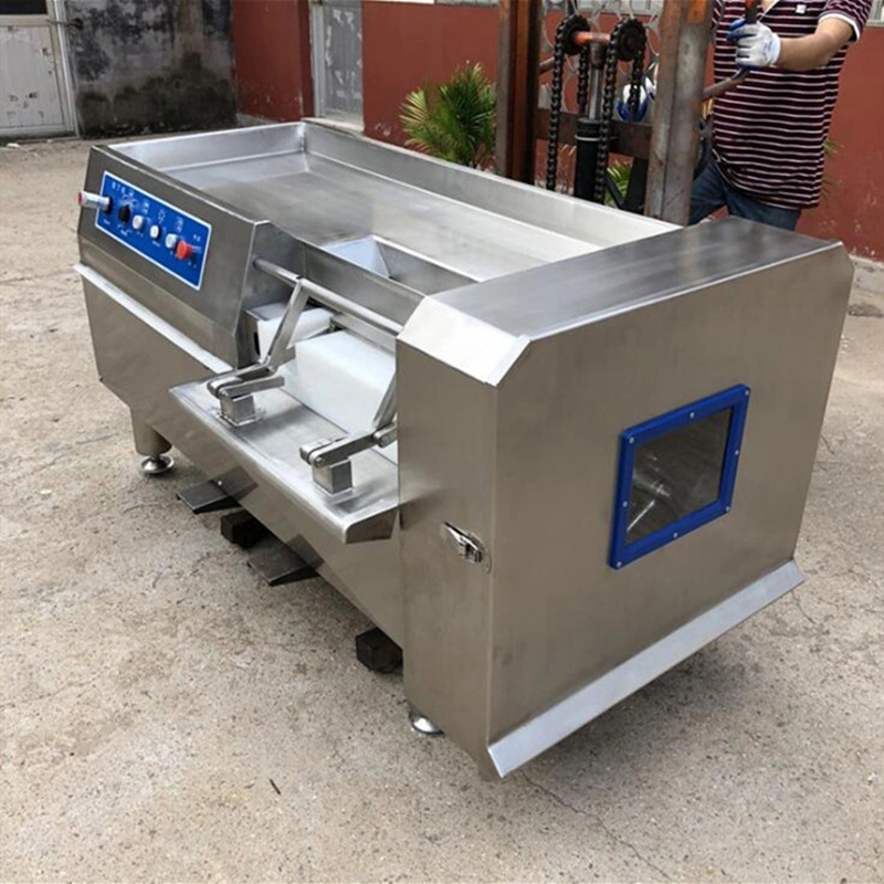 350 550 Automatic Frozen Meat Dicer Meat Dicing Machine Meat Cutter Automatic Frozen Meat Cube Cutter Machine Meat Slicing Cutting Machine