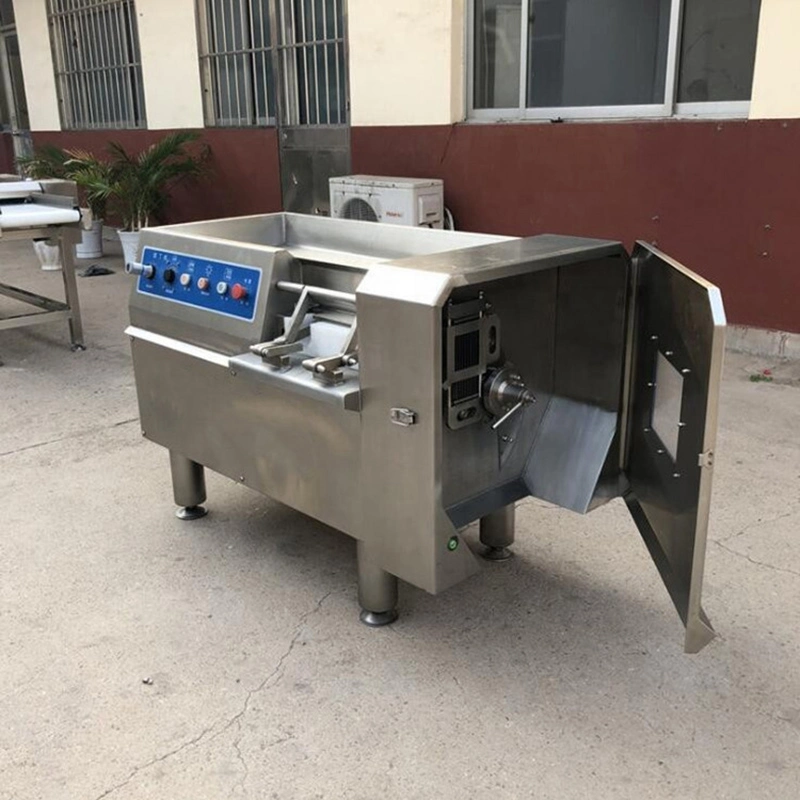 350 550 Automatic Frozen Meat Dicer Meat Dicing Machine Meat Cutter Automatic Frozen Meat Cube Cutter Machine Meat Slicing Cutting Machine